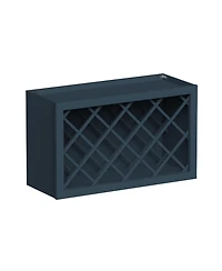 Boyel Living Wine Rack Wall Cabinet, Ready to Assemble Kitchen Cabinets Solid Wood Frame Storage Cabinet