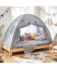 Hongge Machine-Washable Indoor Twin-Size Canopy Tent, Ages 3+