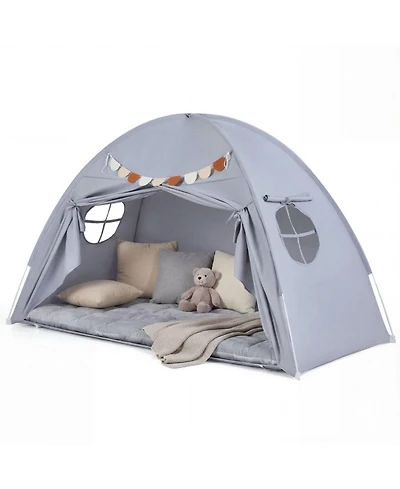 Hongge Machine-Washable Indoor Twin-Size Canopy Tent, Ages 3+