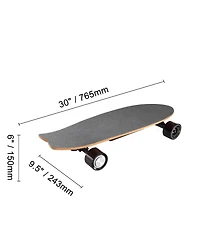 Hongge Electric Skateboard Longboard with Remote Reaching 13.7 mph and 7.5 Mile Range for Adults and Teens