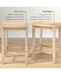Grain & Grove 2 pack Counter Height Stool
