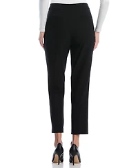 Rafaella Petite Extended Tab Straight-Leg Ankle Pants