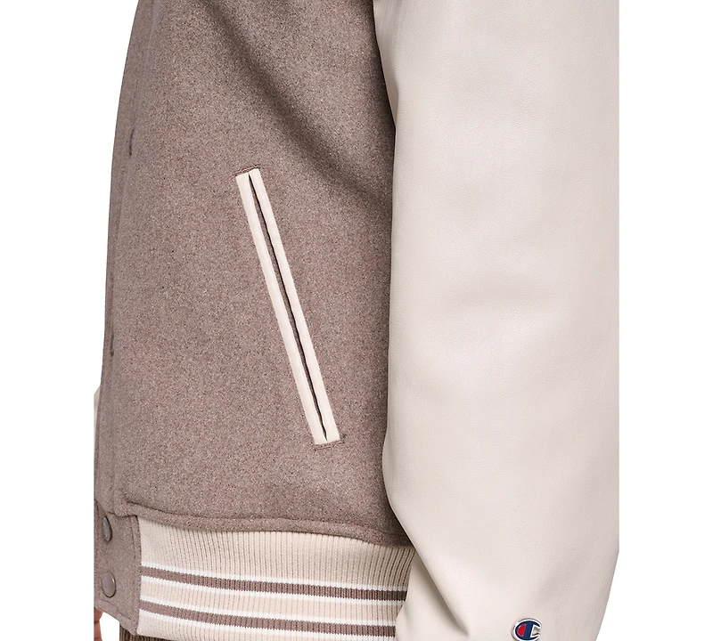 Champion Men's Wool Blend Varsity Jacket