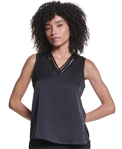 Karl Lagerfeld Paris Women's V-Neck Camisole