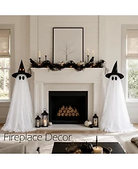 Aofar 2 Packs Ghost String Lights Remote Control Outdoor Indoor Decorations