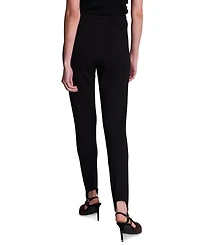 Kenneth Cole Women's Hollywood Waist Stirrup High-Waist Wide-Leg Scuba Suede Leggings
