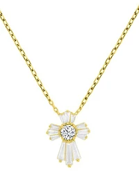 Macy's 14k Gold-Plated Mini Crystal Charm Necklace