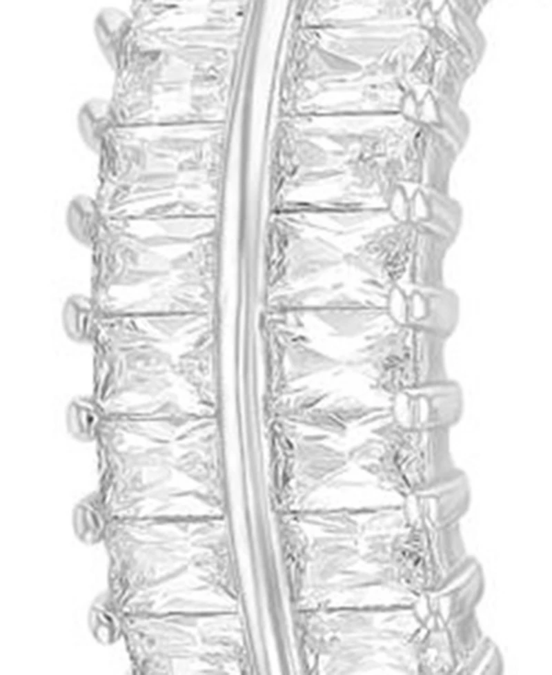 Macy's Double Row Baguette Earrings