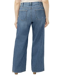 Silver Jeans Co. Plus Suki Mid Rise Wide-Leg Curvy Fit