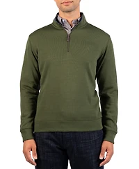 TailorByrd Men's French Rib Quarter Zip
