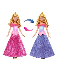 Disney Princess Aurora 13" Transforming-Dress Light-Up Fashion Doll, Ages 3+