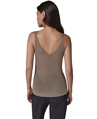 Donna Karan Women's Metallic-Knit Tank Top