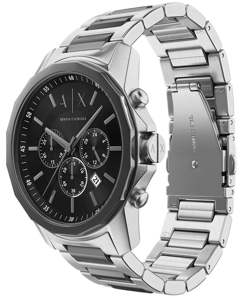 Armani Exchange Men's Quartz Chronograph Two-Tone Stainless Steel Watch 44mm
