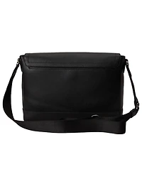 Polo Ralph Lauren Men's Pebbled Leather Messenger Bag