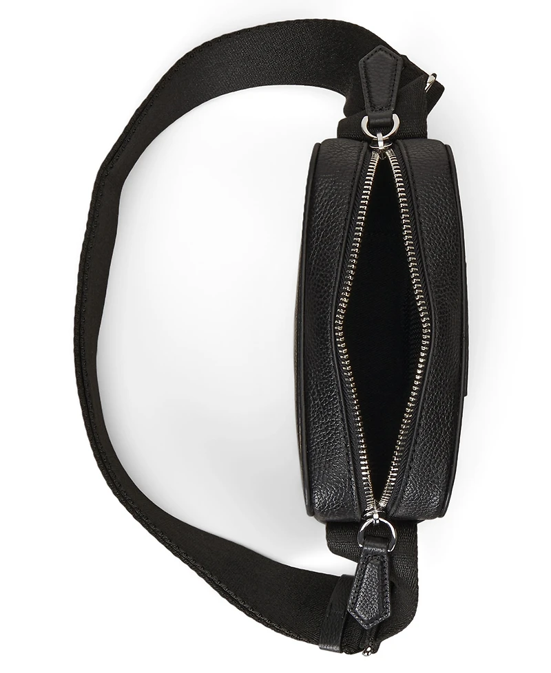 Polo Ralph Lauren Men's Pebbled Leather Crossbody Bag