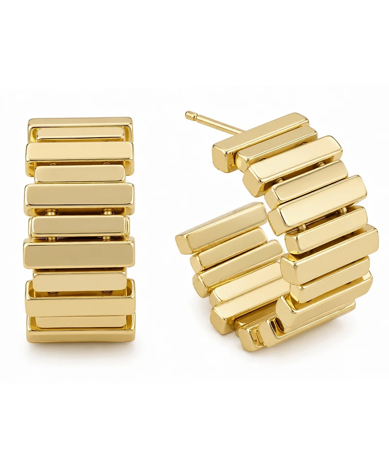 And Now This Stacked Hoop Earrings