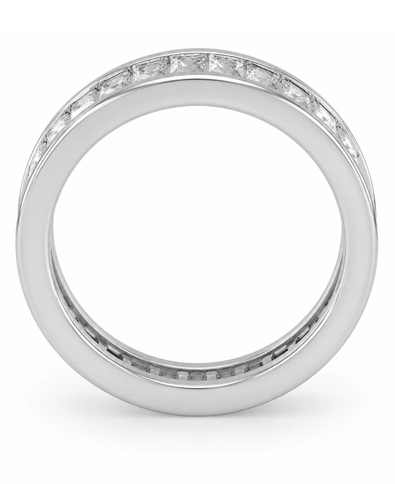 And Now This Cubic Zirconia Silver Plated Band Ring, Macy's Exclusive