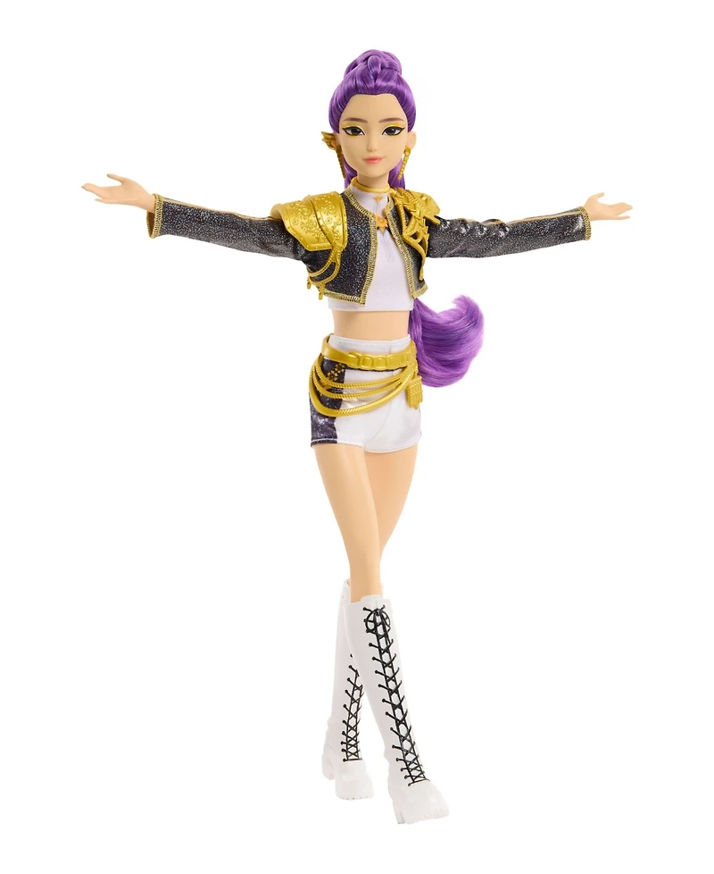 Kpop Demon Hunters Rumi Golden 12.75" Singing Fashion Doll with 5 Posable Joints, Ages 4+