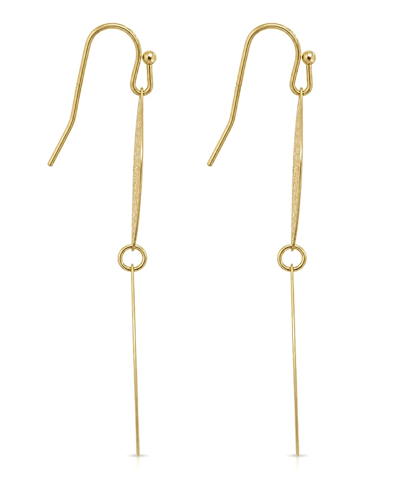 Essentials Filigree Double Drop Earrings in Gold-Plate