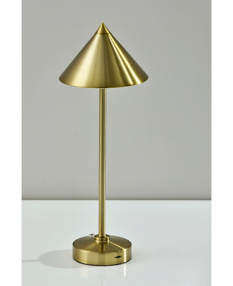 Adesso16" Metal Ritchie Led Cordless Table Lamp