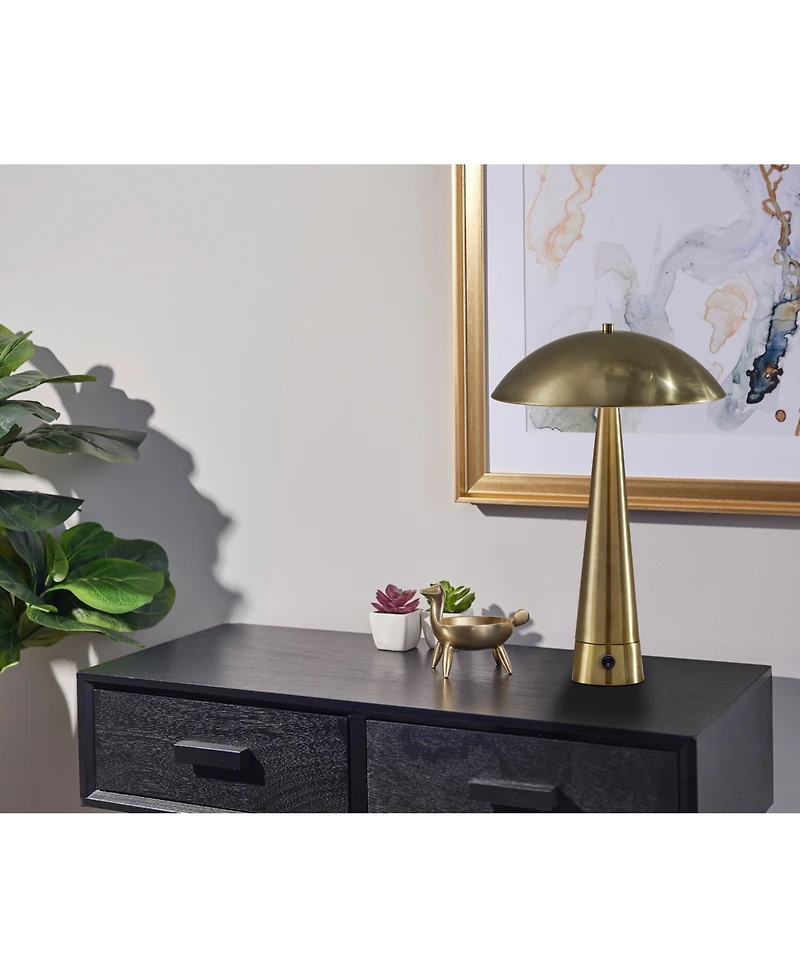 Adesso 20" Metal Vortex Table Lamp