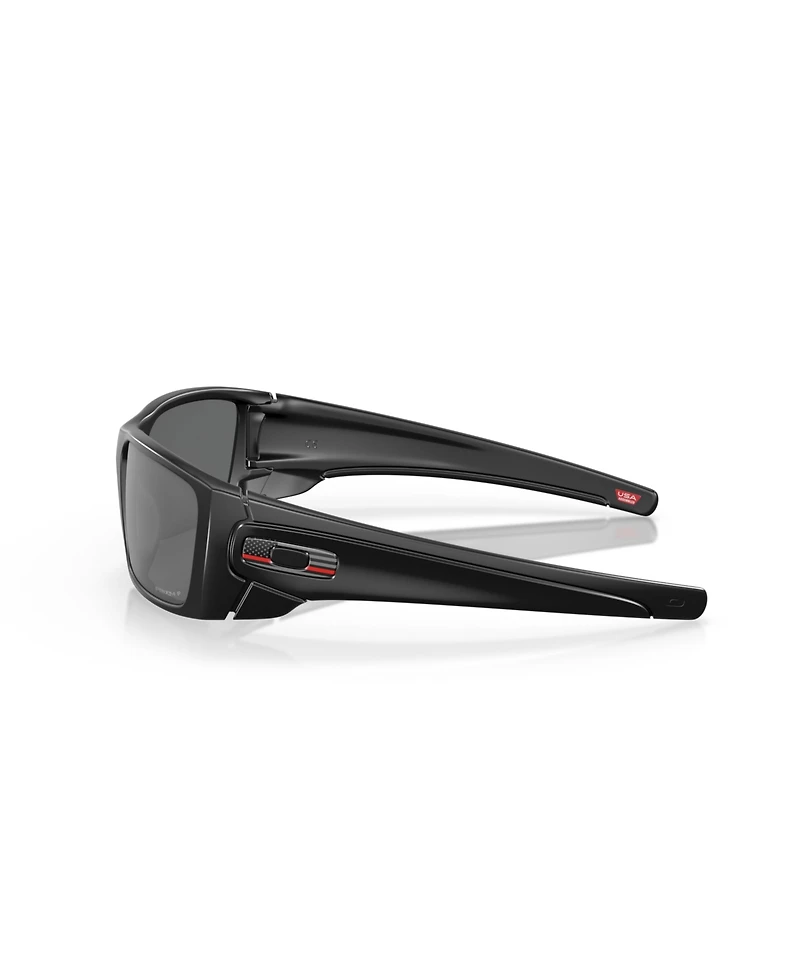 Oakley Men's Polarized Standard Issue Fuel Cell Tonal Thin Red Line Sunglasses, OO9096
