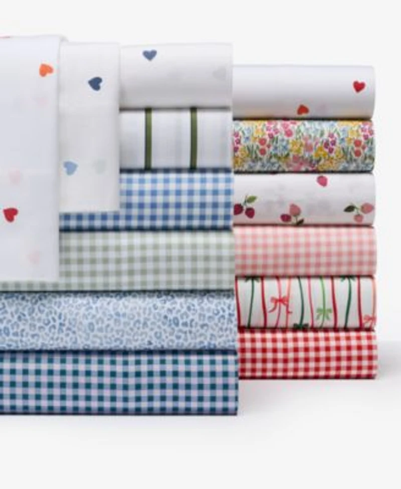 Arch Studio Printed Cotton Sateen Sheet Set Exclusively At Macys