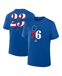 Fanatics Men's LeBron James Royal Philadelphia 76ers The Paint Name Number T-Shirt