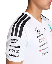 Adidas Men's White Mercedes-amg Petronas F1 Team 2026 Driver Replica Jersey