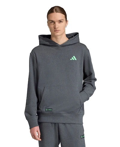 Adidas Men's Graphite Mercedes-amg Petronas F1 Team Premium Hoodie