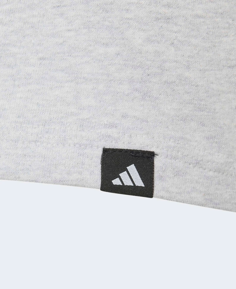 Adidas Big Boys and Girls Gray Mercedes-amg Petronas F1 Team Graphic T-Shirt