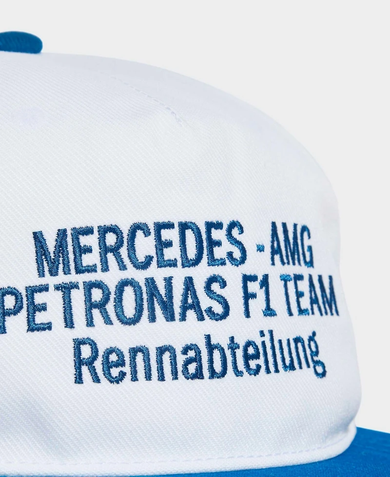 Adidas Men's and Women's White/Blue Mercedes-amg Petronas F1 Team Blue Wonder Adjustable Hat