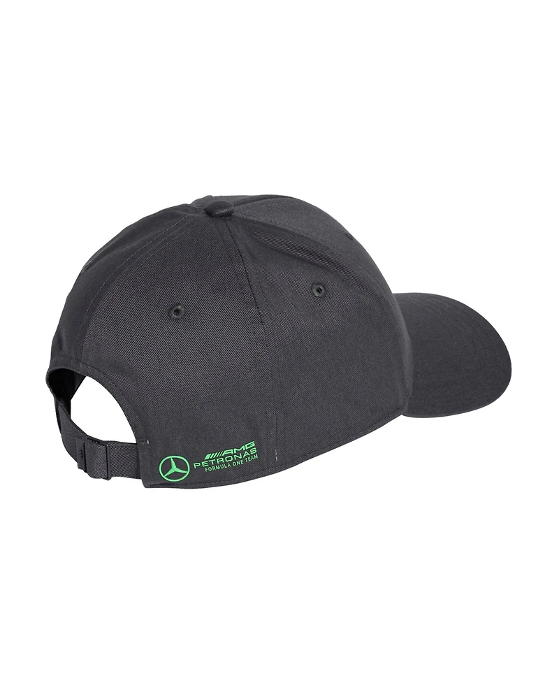 Adidas Men's and Women's Gray Mercedes-amg Petronas F1 Team Premium Adjustable Hat