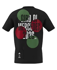 Adidas Men's Black Mercedes-amg Petronas F1 Team Italy T-Shirt