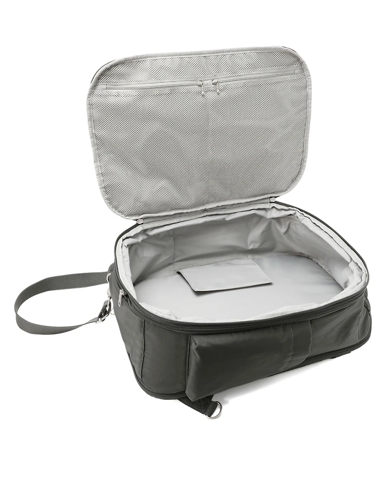 Baggallini Securtex Classic Anti-Theft Convertible Travel Small Backpack Messenger