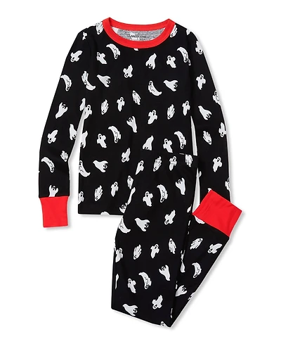 Lands' End Kids Long Sleeve Top and Bottom Snug Fit Pajama Set