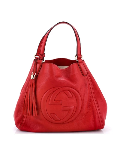Pre-Owned Gucci Medium Soho Shoulder Bag Leather