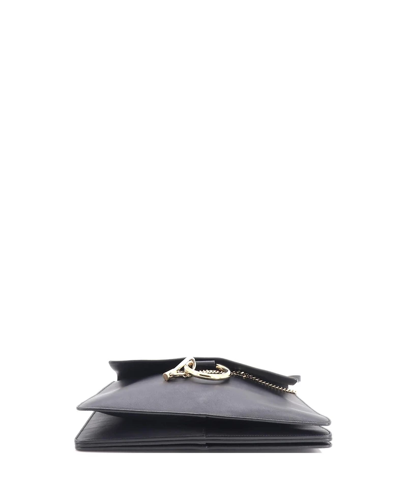 Pre-Owned Chloe Medium Faye Shoulder Bag Leather and Suede