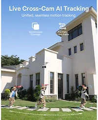 Baseus X1 Pro Outdoor Solar Dual-Camera Security Camera