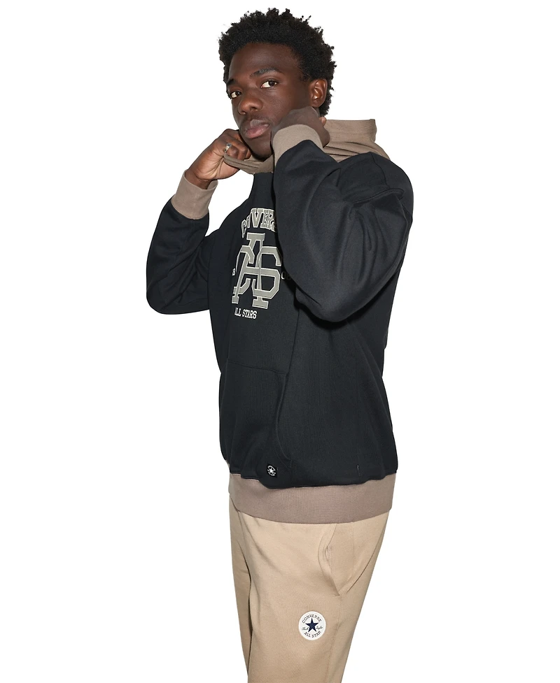 Converse Men's Casual Varsity Fleece Hoodie