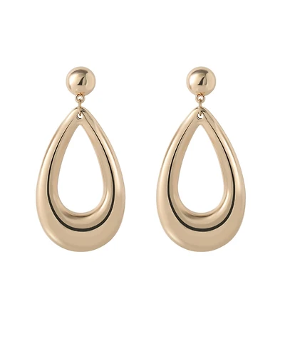 Jessica Simpson Large Teardrop Earrings Gold-Tone, Chunky Drop Earrings for Women