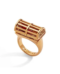 Alex and Ani Lobster Boil Hinged Cage Ring