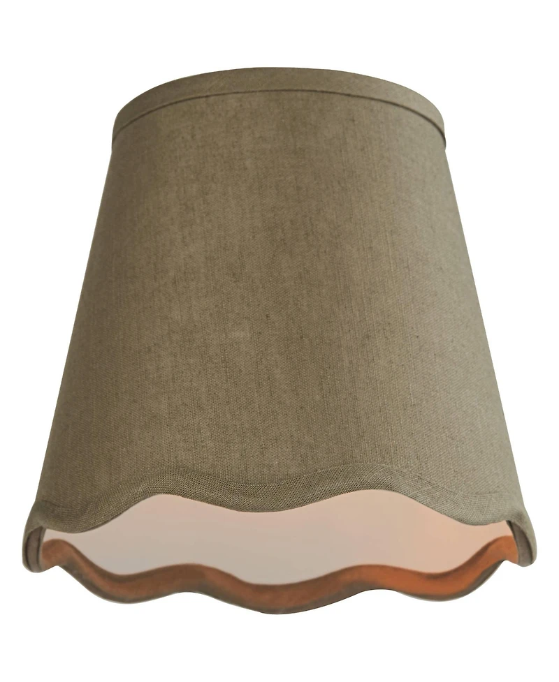 Springcrest Mylie Scallop Empire Lamp Shade 4x6x5.5 (Clip-On)