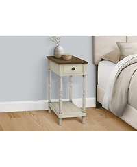 Flynama 25 Inch Traditional Accent Table with Drawer