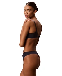 Calvin Klein Invisibles Seamless Microfiber Stretch Thong, QD5413