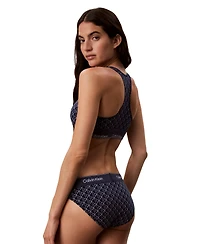 Calvin Klein Regular Icon Cotton-Modal Blend Bikini Panty, QF9160