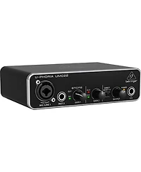 Behringer U-Phoria UMC22 2x2 96 kHz Phantom Power Audio Interface Compatible with Mac Os X and Windows