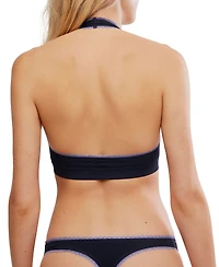 Free People Women's Sweet Point Seamless Halter Scoop Neck Bralette