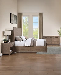 Adler 3-Piece Queen Storage Bedroom Set (Bed, Dresser & Nightstand), Macy's Exclusive