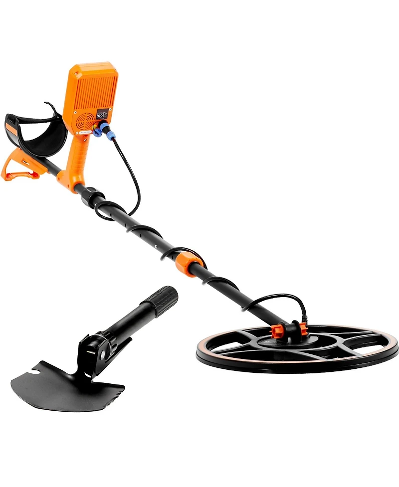 Sugift Waterproof Metal Detector with 12inches Coil Rechargeable 39-50 in Adjustable Lcd 7 Modes IP68